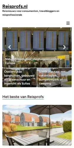 Anteprima del sito Reisprofs, media di Paesi Bassi per articoli sponsorizzati
