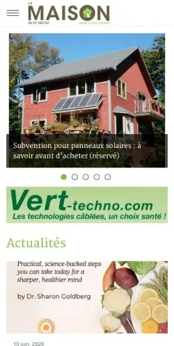 Anteprima del sito Maison Saine, media di Canada per articoli sponsorizzati