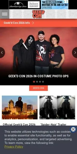 Forhåndsvisning af Geek'd Con, medie fra USA til sponsorerede artikler