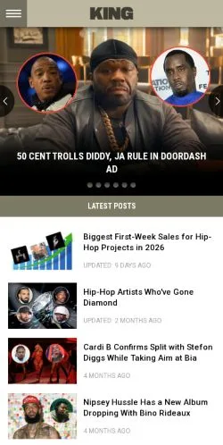 Aperçu du site KING, média de États-Unis pour articles sponsorisés