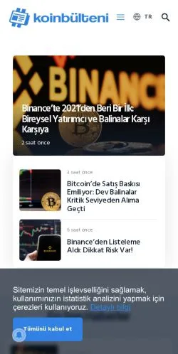 Anteprima del sito Koin Bülteni, media di Turchia per articoli sponsorizzati