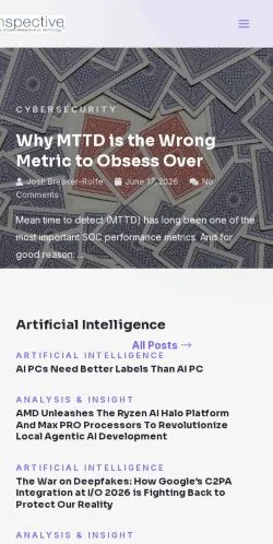Vorschau der Website TechSpective, Medium aus Vereinigte Staaten für gesponserte Artikel