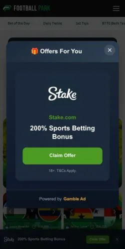 Anteprima del sito Footballpark, media di Stati Uniti per articoli sponsorizzati