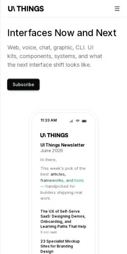 Vorschau der Website UI Things, Medium aus Vereinigte Staaten für gesponserte Artikel