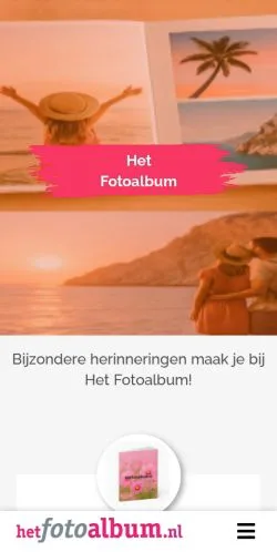 Anteprima del sito Het Fotoalbum, media di Paesi Bassi per articoli sponsorizzati