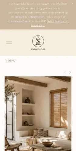 Anteprima del sito Sevencouches, media di Paesi Bassi per articoli sponsorizzati