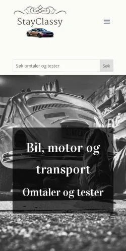 Anteprima del sito Stayclassy, media di Norvegia per articoli sponsorizzati