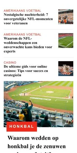 Podgląd witryny weddenweb.be, medium z kraju Belgia do artykułów sponsorowanych