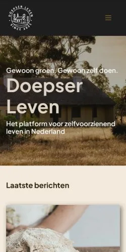Podgląd witryny Doepserleven, medium z kraju Holandia do artykułów sponsorowanych