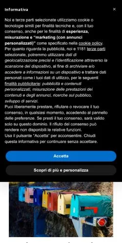 Anteprima del sito AziendaTop, media di Italia per articoli sponsorizzati