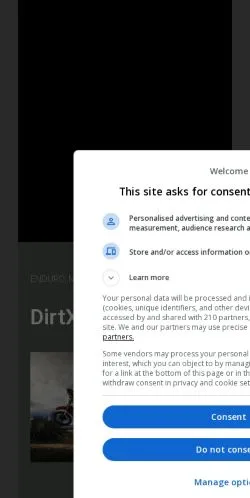 Anteprima del sito DirtXtreme, media di Stati Uniti per articoli sponsorizzati