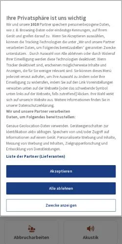 Anteprima del sito Trockenbauunternehmen, media di Germania per articoli sponsorizzati