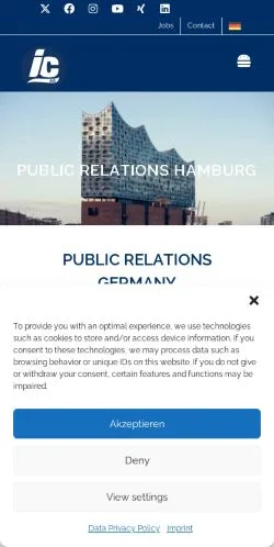 Podgląd witryny Industrie-Contact, medium z kraju Stany Zjednoczone do artykułów sponsorowanych