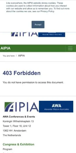 Podgląd witryny AIPIA Smart Packaging, medium z kraju Wielka Brytania do artykułów sponsorowanych