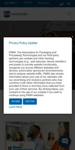 スポンサード記事向けのアメリカ合衆国メディア、PMMIのサイトプレビュー