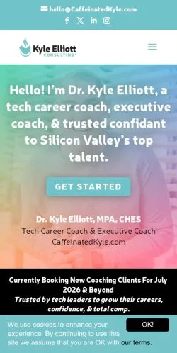 Forhåndsvisning av nettstedet Caffeinated Kyle, medium fra USA for sponsede artikler