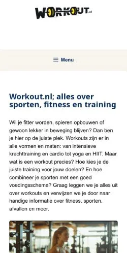 Forhåndsvisning af Workout, medie fra Nederlandene til sponsorerede artikler