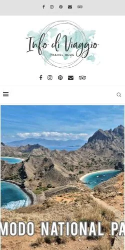Anteprima del sito Info di Viaggio, media di Italia per articoli sponsorizzati