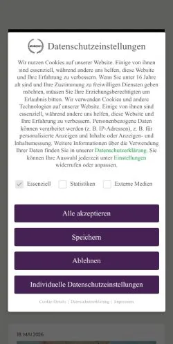Forhåndsvisning av nettstedet Monedos Erfolg Lifestyle, medium fra Tyskland for sponsede artikler