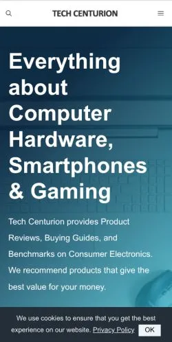 Förhandsvisning av webbplatsen Tech Centurion, medium i USA för sponsrade artiklar