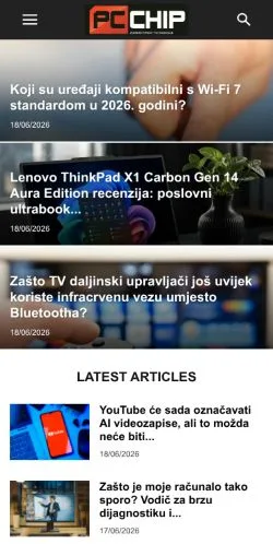Vorschau der Website PC CHIP, Medium aus Kroatien für gesponserte Artikel