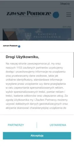 Anteprima del sito Zawsze Pomorze, media di Polonia per articoli sponsorizzati