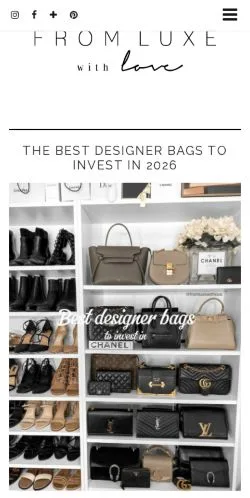 Vorschau der Website FROM LUXE WITH LOVE, Medium aus Vereinigte Staaten für gesponserte Artikel