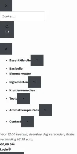 Anteprima del sito Pure Naturals, media di Paesi Bassi per articoli sponsorizzati