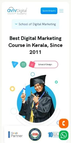 Podgląd witryny AvivDigital, medium z kraju Indie do artykułów sponsorowanych