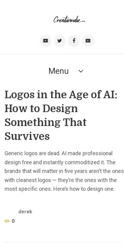 Forhåndsvisning af Creativindie, medie fra USA til sponsorerede artikler