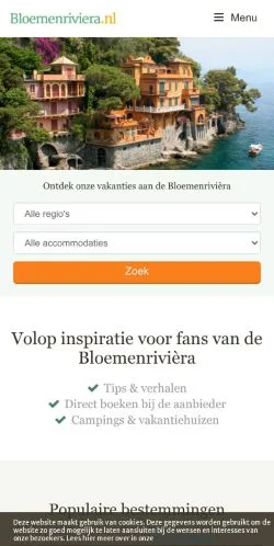Podgląd witryny Bloemenriviera, medium z kraju Holandia do artykułów sponsorowanych