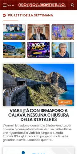 Anteprima del sito CanaleSicilia, media di Italia per articoli sponsorizzati