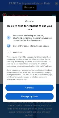 Aperçu du site Parisando, référencé pour publier un article sponsorisé
