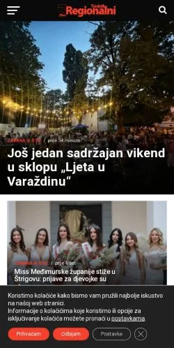 Anteprima del sito 7Plus, media di Croazia per articoli sponsorizzati