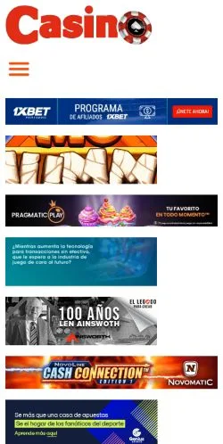 Anteprima del sito Revista Casino, media di Spagna per articoli sponsorizzati