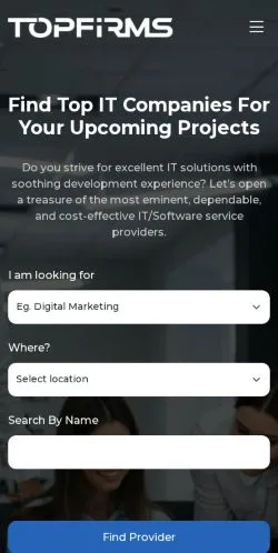 Anteprima del sito Top Firms, media di Stati Uniti per articoli sponsorizzati