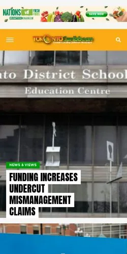 Anteprima del sito Toronto Caribbean, media di Stati Uniti per articoli sponsorizzati