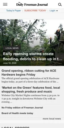 Forhåndsvisning af The Freeman Journal, medie fra USA til sponsorerede artikler