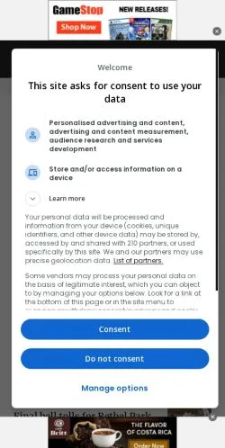 Anteprima del sito The Almanac, media di Stati Uniti per articoli sponsorizzati