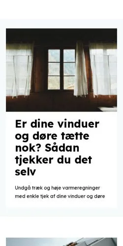Voorbeeld van de site godevinduer.dk, medium uit Denemarken voor gesponsorde artikelen