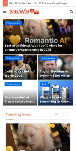 Podgląd witryny News AKMI, medium z kraju Stany Zjednoczone do artykułów sponsorowanych