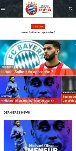 Anteprima del sito FCBayern-Fr, media di Francia per articoli sponsorizzati
