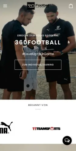 Podgląd witryny 360Football, medium z kraju Szwajcaria do artykułów sponsorowanych