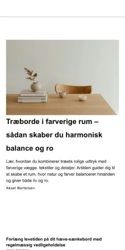 Anteprima del sito bordsamtaler.dk, media di Danimarca per articoli sponsorizzati