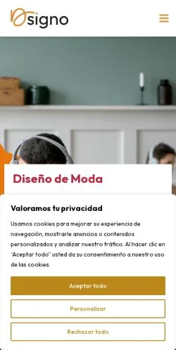 Aperçu du site Dsigno, média de Espagne pour articles sponsorisés