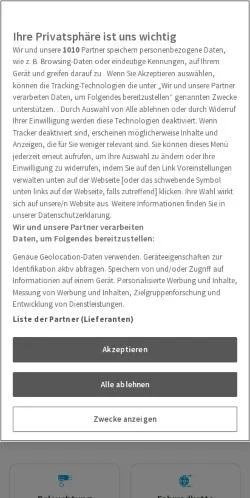 Podgląd witryny Fahrradreparatur, medium z kraju Niemcy do artykułów sponsorowanych