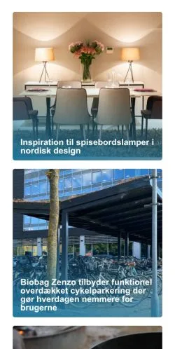 Forhåndsvisning av nettstedet Informatio, medium fra Danmark for sponsede artikler