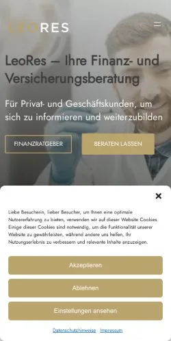 Aperçu du site LeoRes, média de Allemagne pour articles sponsorisés