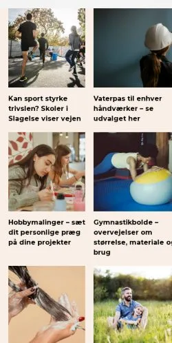 Preview of the slagelse365.dk website, a media outlet in Denmark for sponsored articles