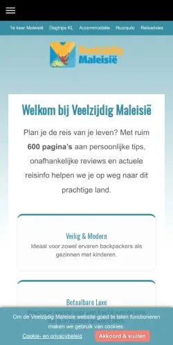 스폰서 기사용 네덜란드 매체 Veelzijdig Maleisie 사이트 미리보기